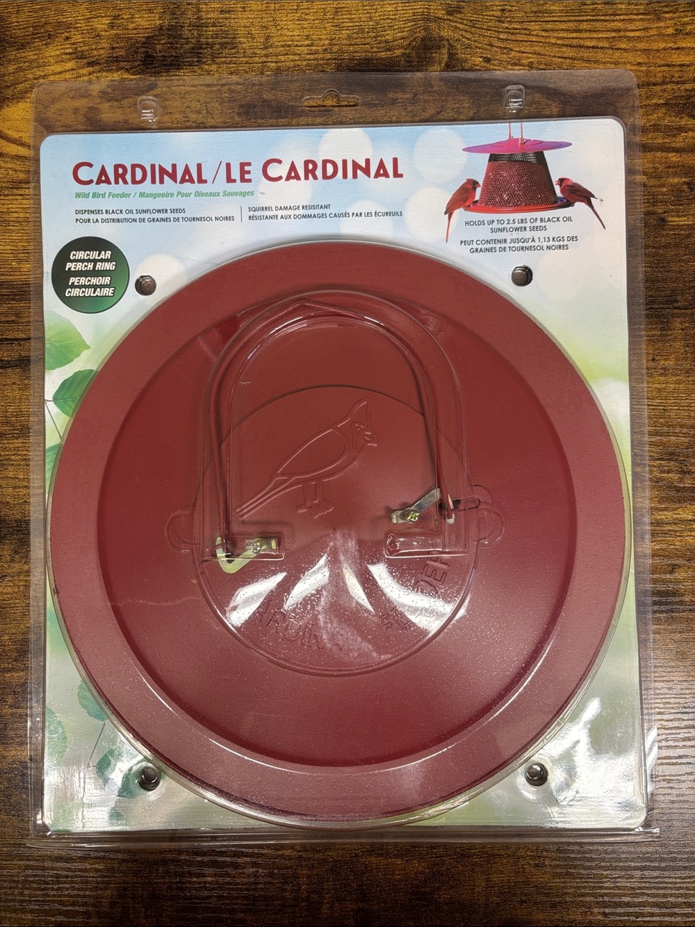 Cardinal Red Wild Bird Feeder - Unbranded